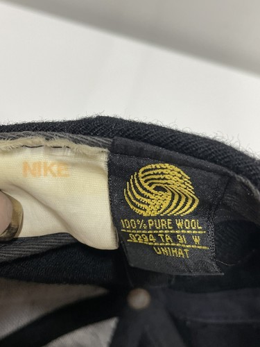 Vintage YOUTH Nike Air Michael Jordan MVP Jump Man 90s Snapback Hat Bulls Wool* - Picture 7 of 12