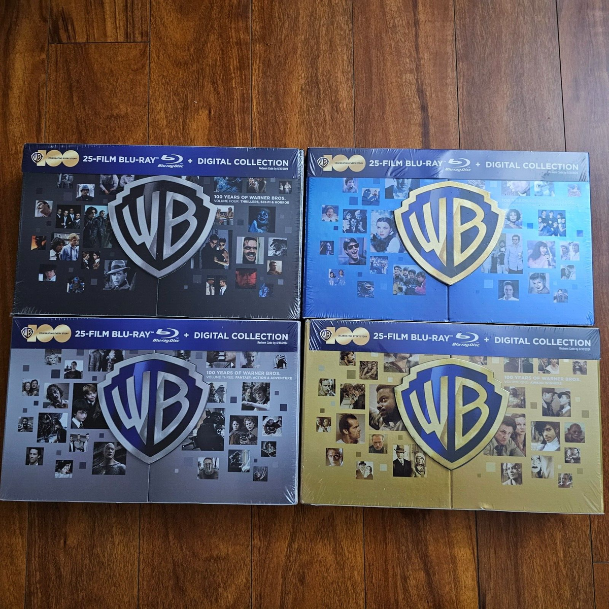 WB 100th 25 Film Blu-Ray Collection, Volume One,Two ,Three and