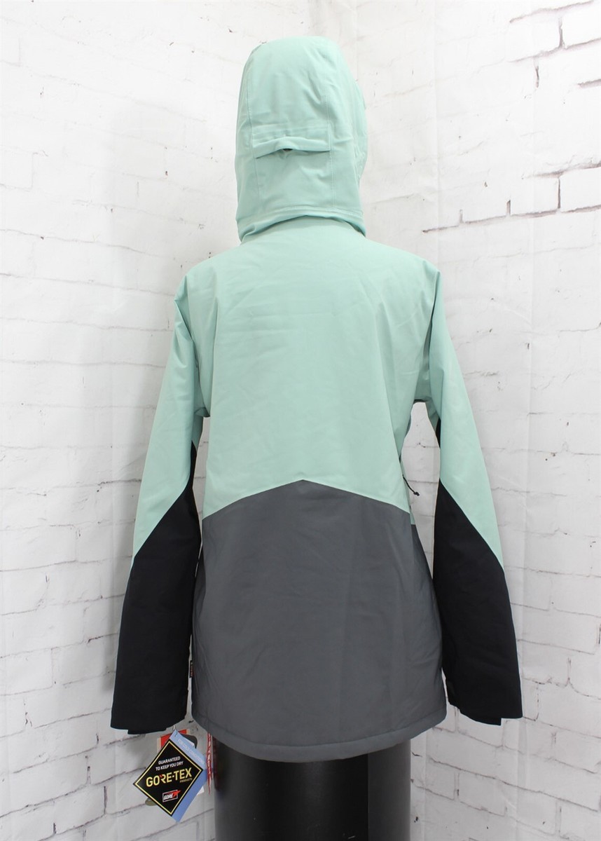スノーボード Volcom WOMENS HAILYN JACKET RESIN GOLD Volcom 3D Stretch Goretex Snowboard Jacket, Womens Extra