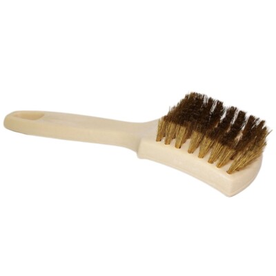 Brass White Wall & Tire Brush WWBB-1 by Hi-Tech, Super Dense 3/4'' Bristles