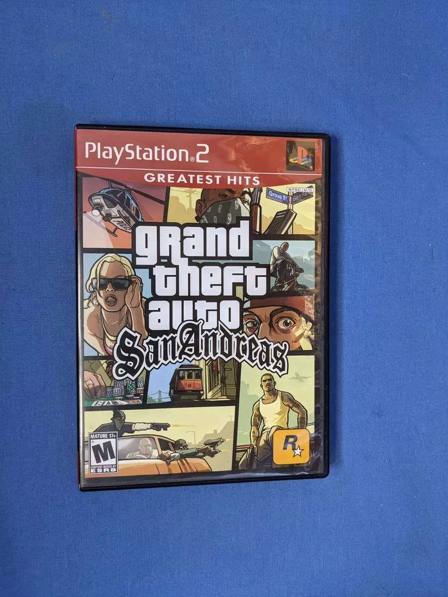 Grand Theft Auto: San Andreas GH PlayStation 2 2004 PS2 