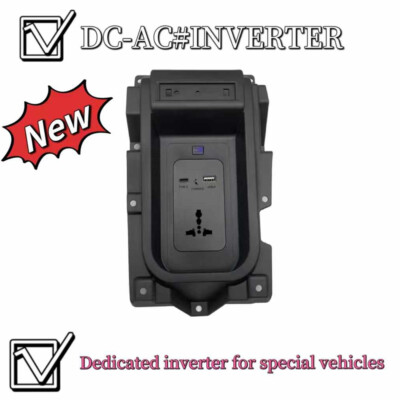 For Toyota Tundra 2015-2021 DC-AC Inverter USB/Type-C Wireless Fast Charging Pad