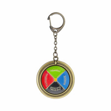 Studio Ghibli Howl's Moving Castle Keychain Color Disc Japan NEW