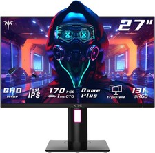 KTC Gaming Monitor, 27 Inch 1440p 165Hz H27T22 2K QHD HDR