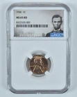 1936 Lincoln Wheat Cent MS65 RD NGC Special Label
