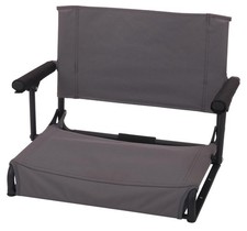 Ozark Trail Hard Arm Stadium Seat, Gray