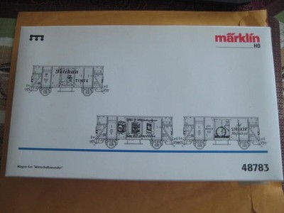 Marklin H0 48783 Economic Miracle Set 2 w/cars that open on both sides NIB