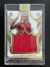 Alejandro Garnacho 2024-25 Topps Reverence UEFA Reverence Jumbo Relic /99