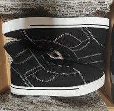 Pastry Women's Cassatta HI High-Top Sneaker Dance Shoes Black and White Size 7