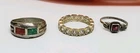 Vintage 925 Sterling Silver Ring Lot  (41)