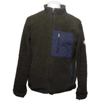 U.S. Polo Assn., Fleecejacke, Herren, Größe: S, Elno Men, Grün/Blau #q1Z