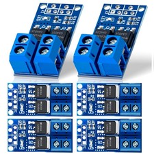 6 PCS Dual High-Power MOSFET Trigger Switch Drive Module, Upgrade Blue 