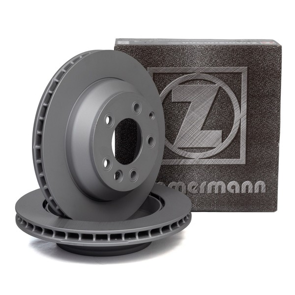 Zimmermann Bremsscheiben Ø 330Mm FüR Audi Q7 Porsche Cayenne VW Touareg Hinten-image