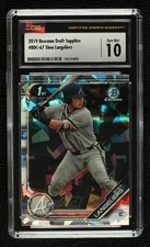 2019 Bowman Chrome Draft Sapphire Edition Shea Langeliers CSG 10 Gem Mint j6a