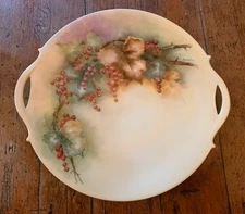 Double Handled Plate Signed By Artist