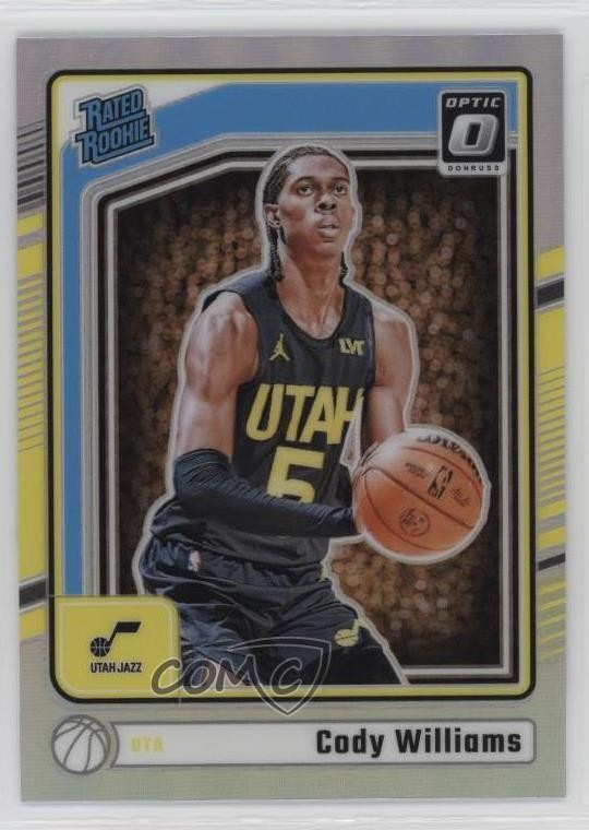 2024-25 Panini Donruss Optic Rated Rookie Holo Prizm Cody Williams #298 uk2