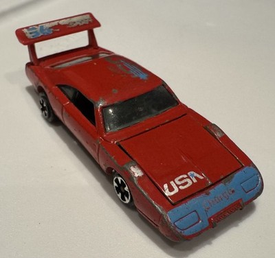 Vintage 1982 Kidco Tough Wheels 1969 Dodge Charger Daytona Red Hot Car 80s WORKS