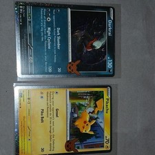 Pokémon TCG Darkrai & Pikachu Promo Cards Lot 2022 Nintendo English Regular