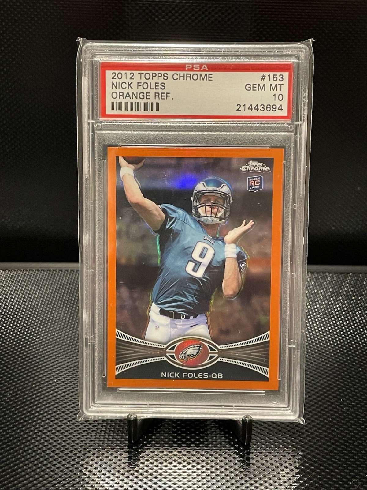 Nick Foles Topps Chrome #153 Orange Refractor