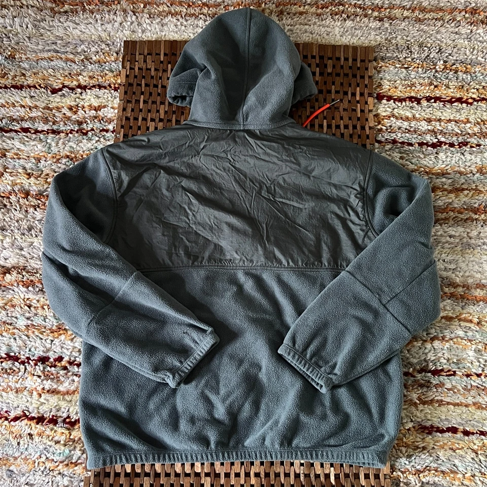 Patagonia Boys Synchilla Shelled Hoodie Jacket Grey Blue Size XL - Image 2 of 3