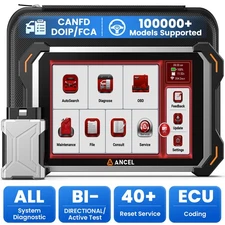 ANCEL DS600BT Car Diagnostic Tool Bidirectional OBD2 Scanner Key Programmer Scan