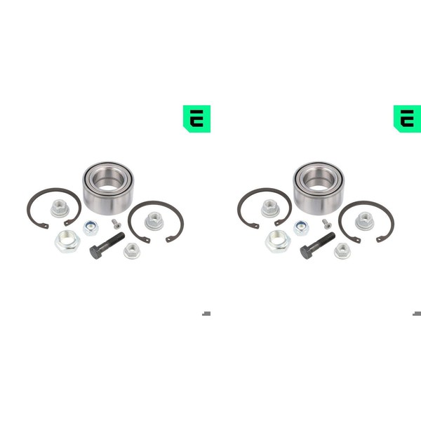 2X Optimal RADLAGER-SATZ Hinten Vorne Passend FüR Seat Cordoba Ibiza Inca Toledo-image