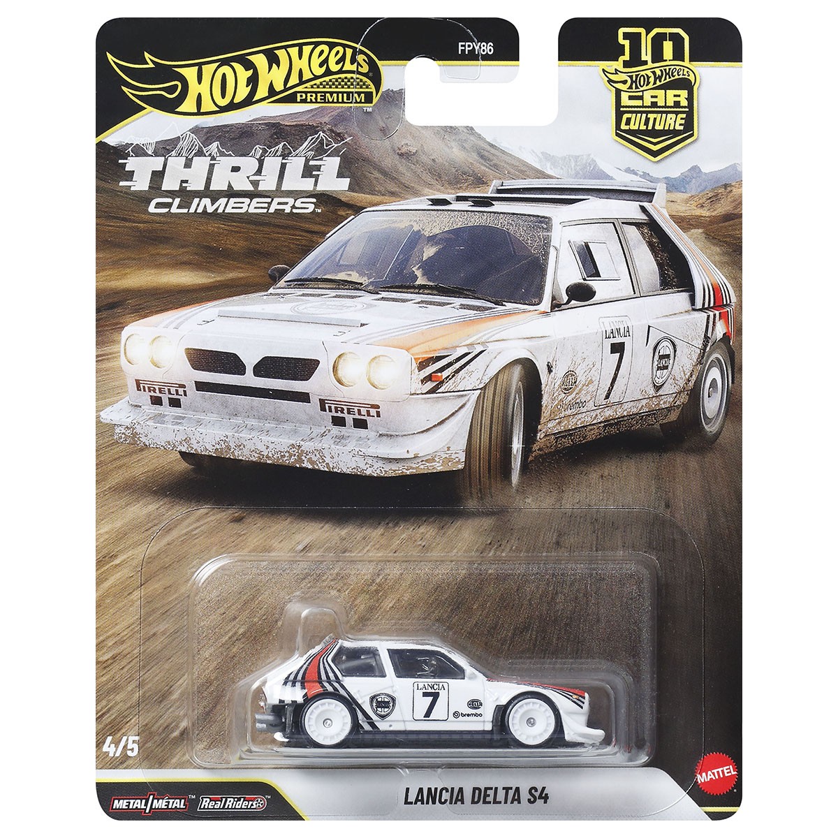 Hot Wheels Premium Car Culture - Lancia Delta S4 - Grp B Rally Car - Image 5