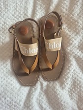 Chloe Woody Sandals Size 6