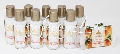 Malie Organics Mango Nectar Body Cream Lotion Mini Travel Bar Soap 11 pc Hawaii