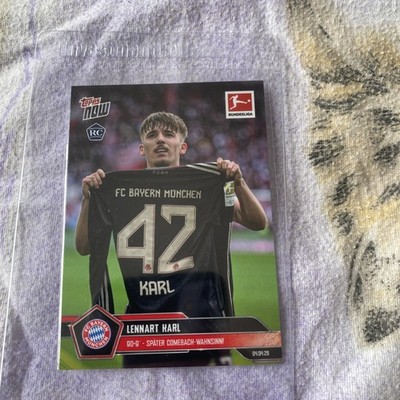 TOPPS NOW 2026 Bundesliga RC Rookie Karte #164 LENNART KARL FC Bayern München
