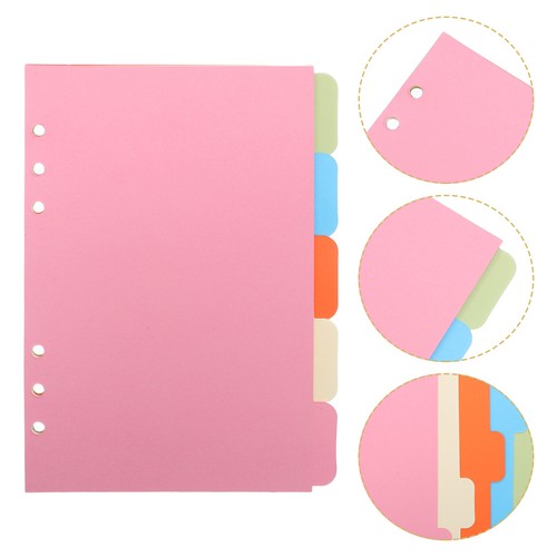  Divisores de inserción de partición de carpeta de 10 piezas con pestañas de plástico de alta resistencia - Imagen 7 de 12