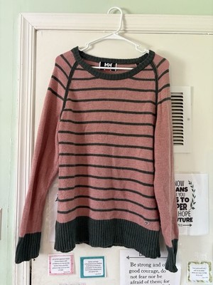 Helly Hansen Women s Viscose Alpaca Wool Stripe Pullover Sweater M