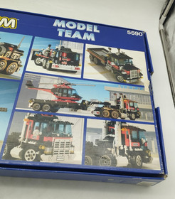 LEGO 5590 Whirl N' Wheel Super Truck WITH ORIGINAL BOX BOX Vintage Inlay Model Team