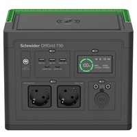 Apc Schneider Offgrid 730 - Tragbares Kraftwerk - Lcd, Lithium-Ionen, 2 Cee 7/3