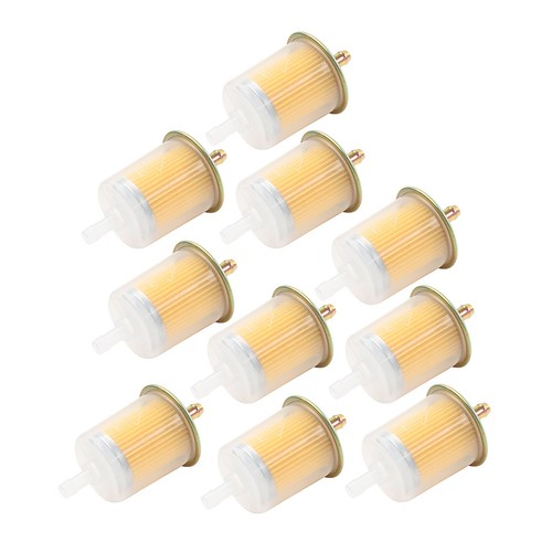 10x 3/8“ Kraftstofffilter Industrie Universal Inline Gas Kraftstoffleitung - Picture 5 of 9