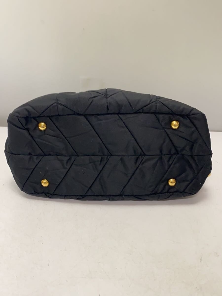 PRADA Handbag Nylon BLK Solid - image 4