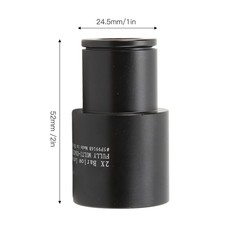 2X Barlow Lens 0.965in For Astronomical Telescope Eyepiece