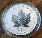 2013 Canada $5 Silver Maple Leaf – 1 oz .9999 Fine – BU – Lunar Snake Privy