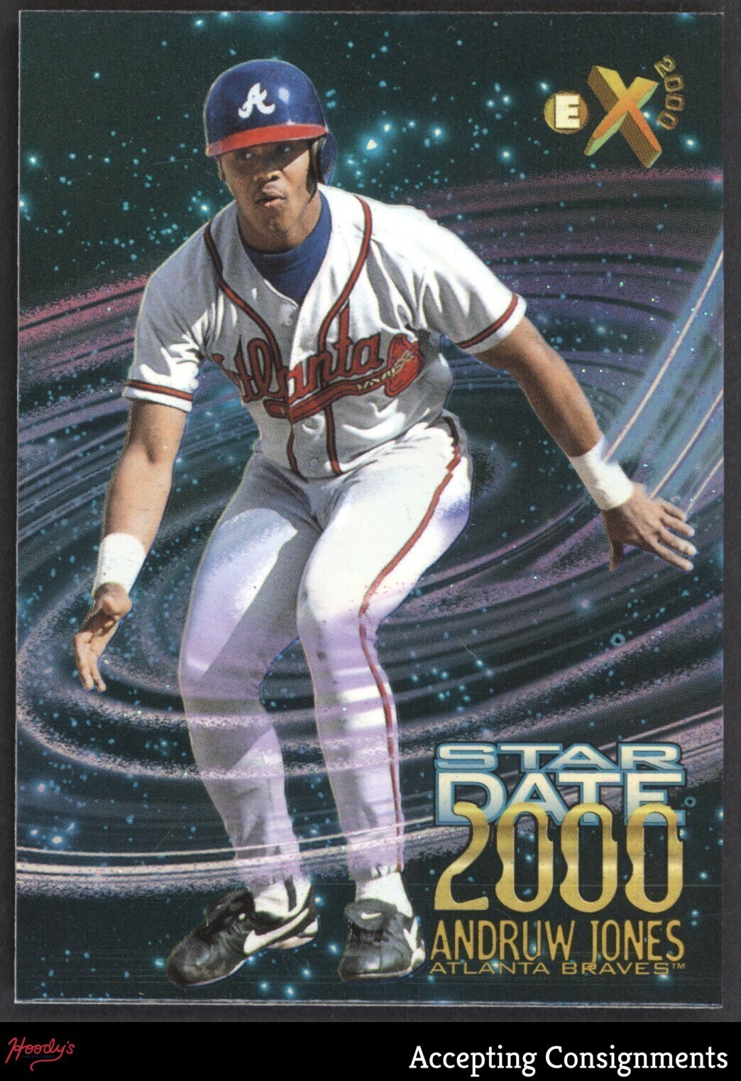 1997 E-X2000 Star Date 2000 #2 Andruw Jones BRAVES