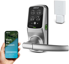 Lockly Secure Pro Smart Lock Wi-Fi, Keyless Entry Digital Keypad Door Lock, 3D B