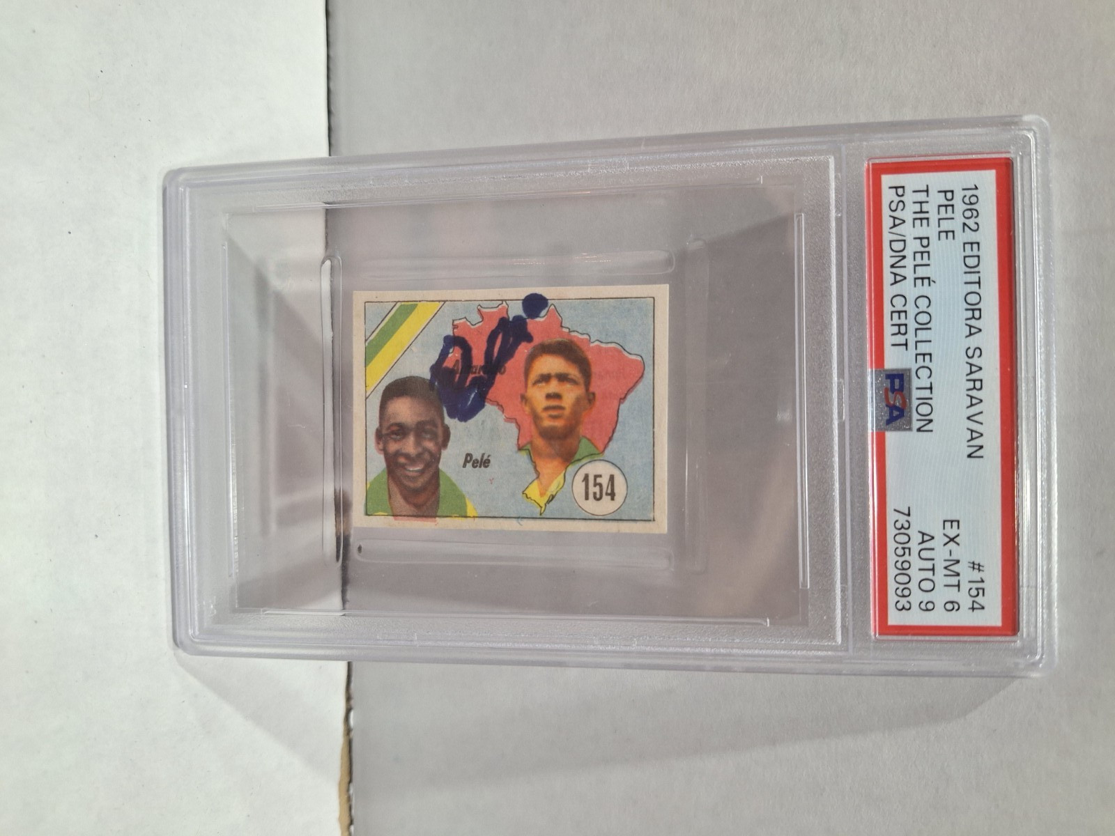 1962 Editora Saravan Pele Auto PSA 6 DNA 9 Pele Personal #154 HIGHEST POP view 3