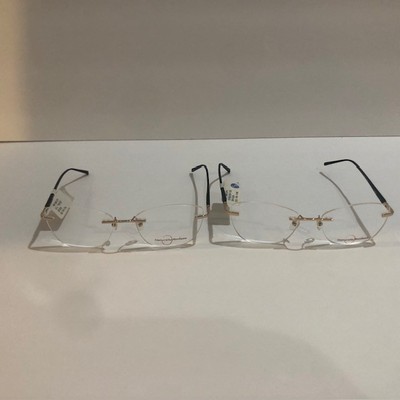 Naturally Rimless NR371 Gold Rimless Frame 52-16-138 Superflex (BOGO Special)
