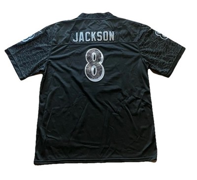Lamar Jackson #8 Jersey Baltimore Ravens Black NFL Nike RFLCTV