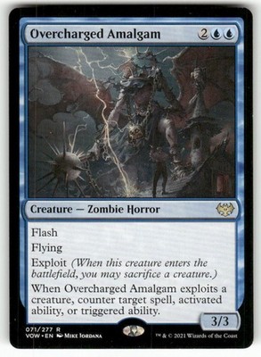 Overcharged Amalgam 71 Rare Innistrad: Crimson Vow Magic: The Gathering NM