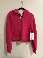 NWT Lululemon Scuba Oversized Half Zip Hoodie Passionate PSNT Sweatshirt M/L