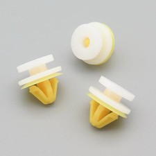 FIT JAGUAR DOOR CARD PANEL TRIM CLIPS INTERIOR YELLOW WHITE PLASTIC