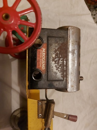 Old Meccano Steam Engine And Small Mixed Lot Meccano Parts - Bild 2 von 9