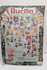 1991 Bucilla "Lotsa Christmas" Pailletten/Perlen/Filz Ornament Set 50 Ornamente NEU