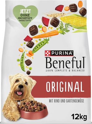 Beneful Original Hundefutter Trocken 12 kg Rind Gemüse