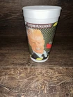 Vintage 80s Coca Cola Plastic Cup Max Headroom Coke 1987 Soda Pop Souvenir